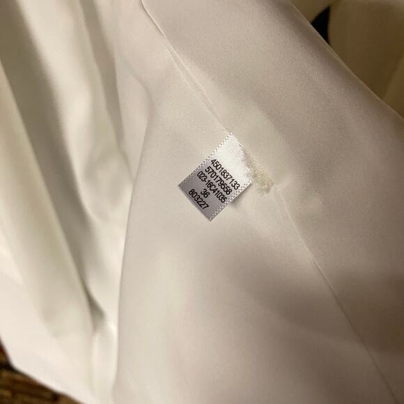 Chico's White Open Front Blazer Jacket Women's Size 0 4 Small - Picture 5 of 6